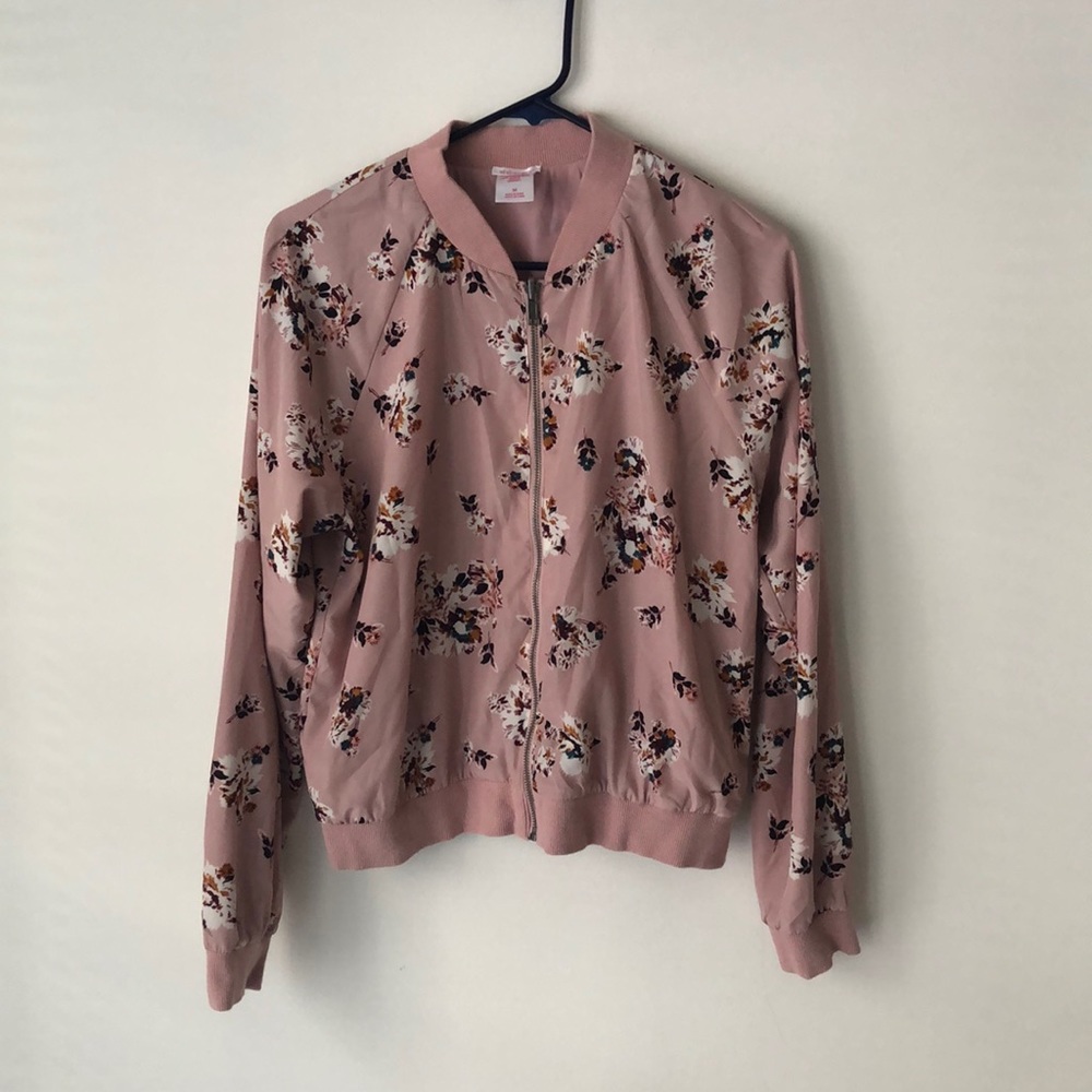 Dusty Rose Floral Xhilaration Jacket
